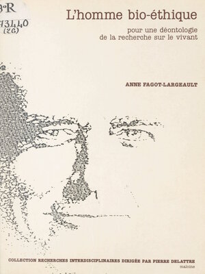 cover image of L'homme bio-éthique
